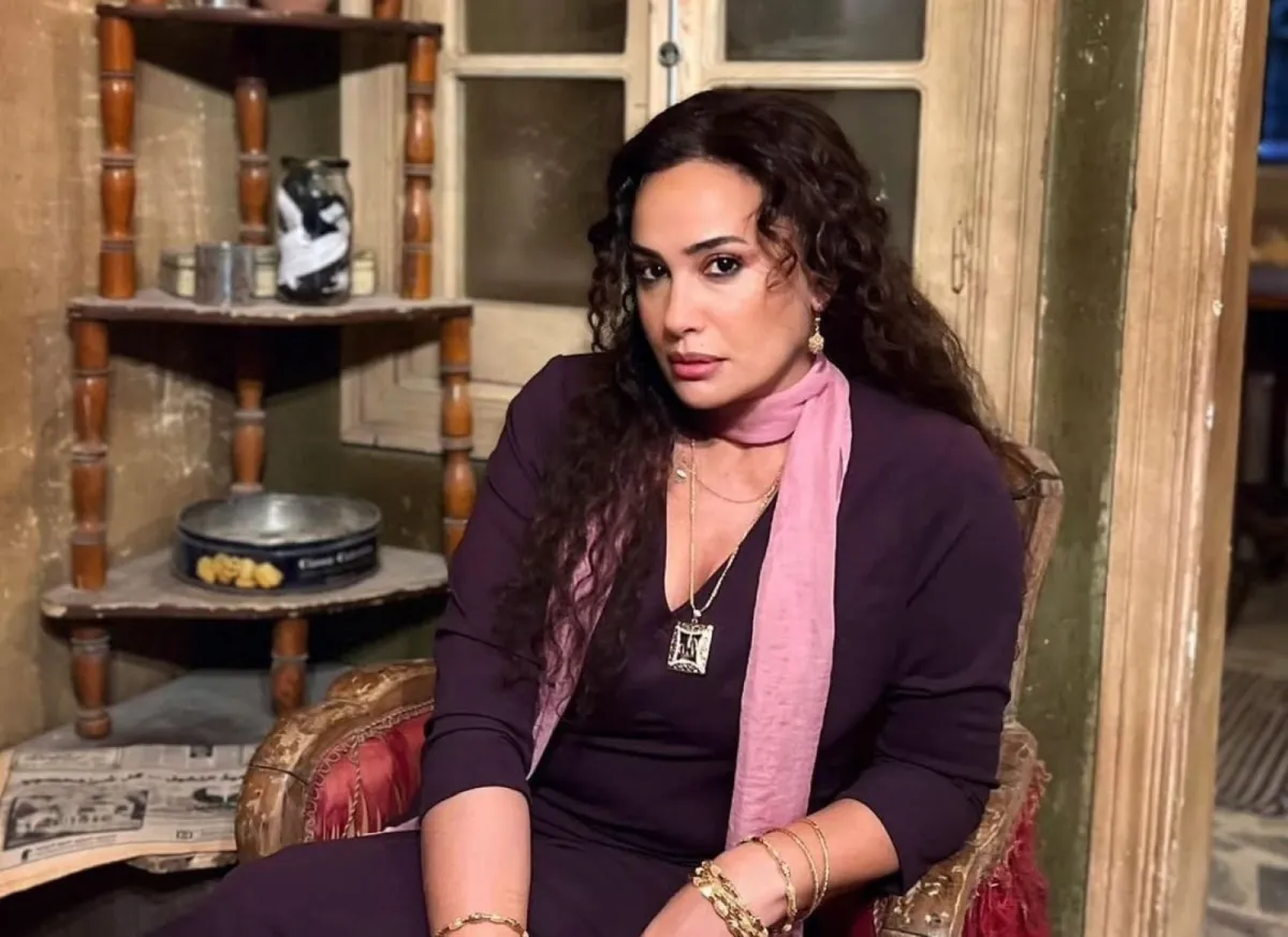 هند صبري من كواليس مسلسل مناعة الصورة من صفحتها على إنستغرام