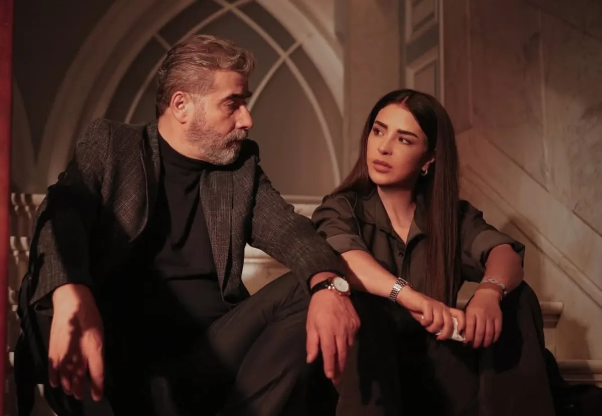 ماغي بوغصن وعمار شلق من كواليس بالحرام- الصورة من صفحة ماغي على إنستغرام