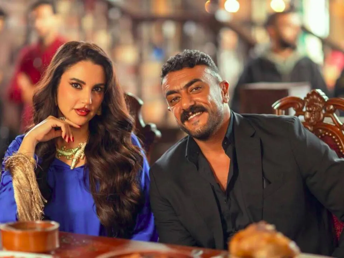 احمد العوضي ودرة - الصورة من صفحة درة على فيس بوك