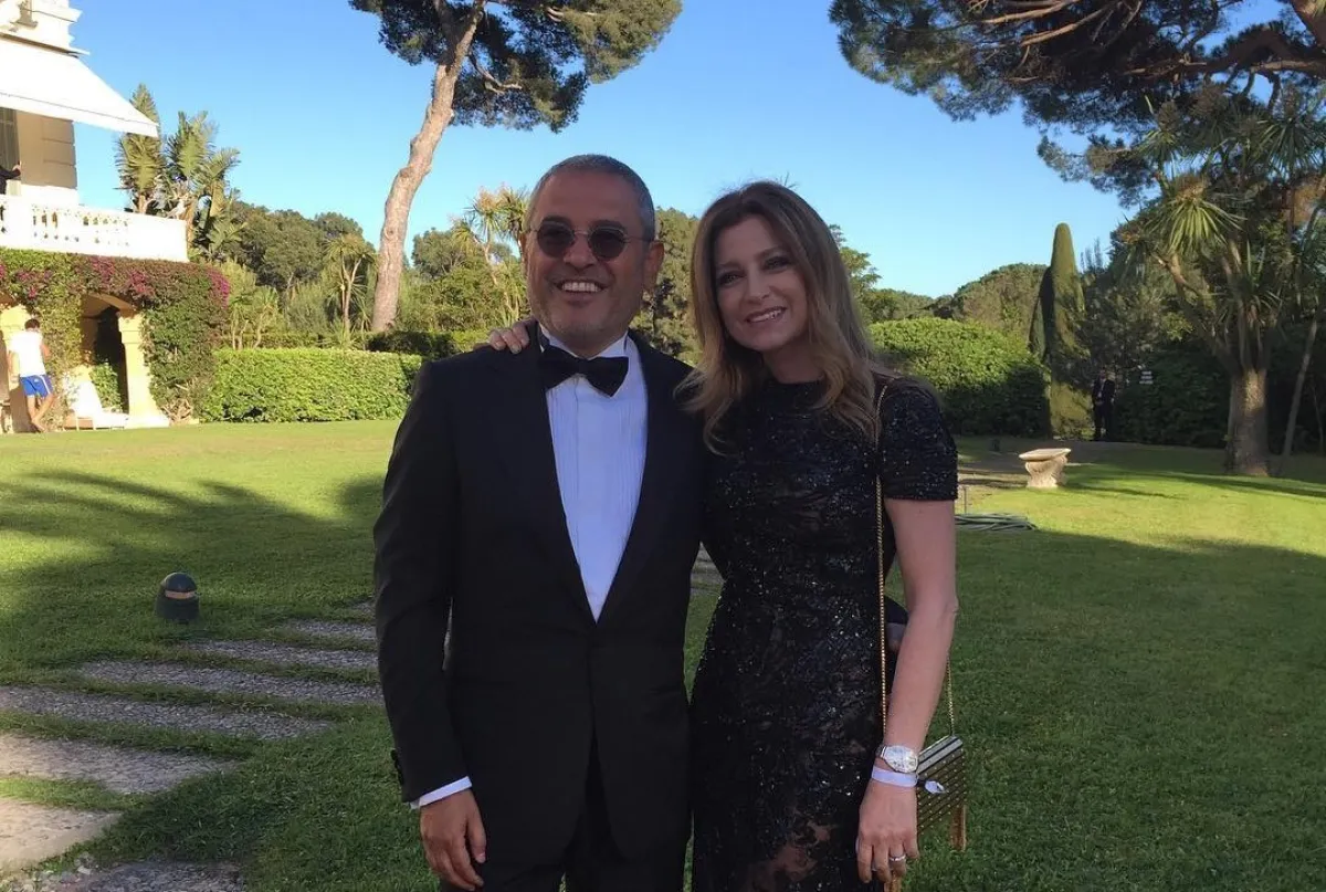 إيلي صعب وزوجته كلودين صعب- الصورة من حسابها على إنستغرام