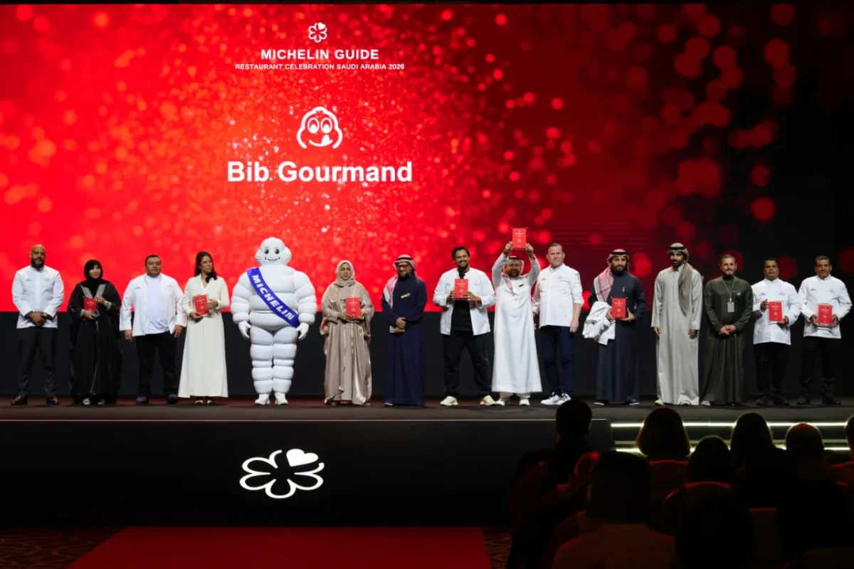 خلال توزيع جوائز دليل ميشلان للمطاعم 2026 في السعودية