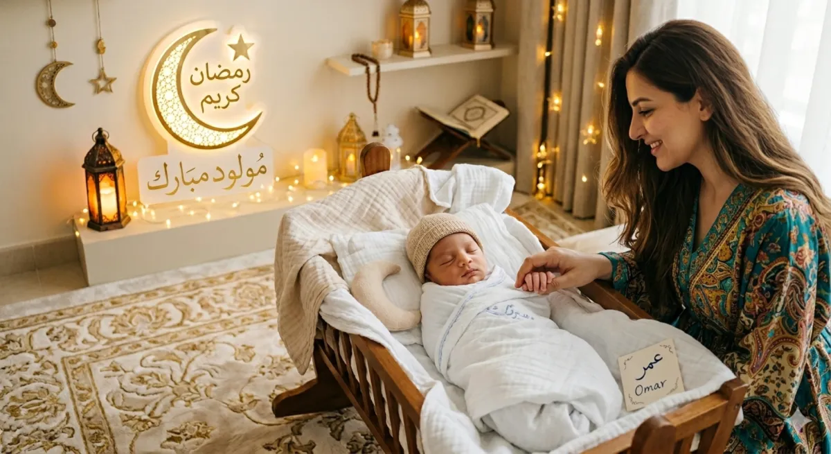 صورة مولود في رمضان