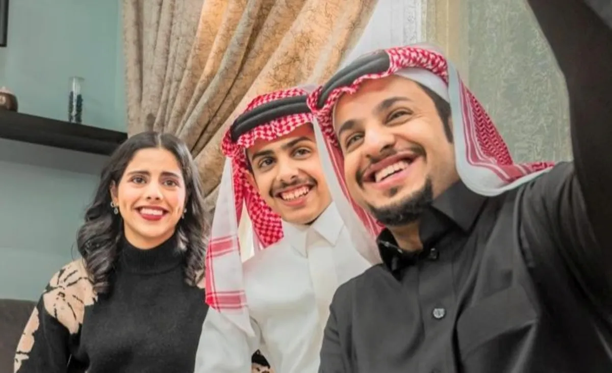 فيصل العيسى ومحمد الحربي وطرفة الشريف- الصورة من حساب محمد على الانستغرام