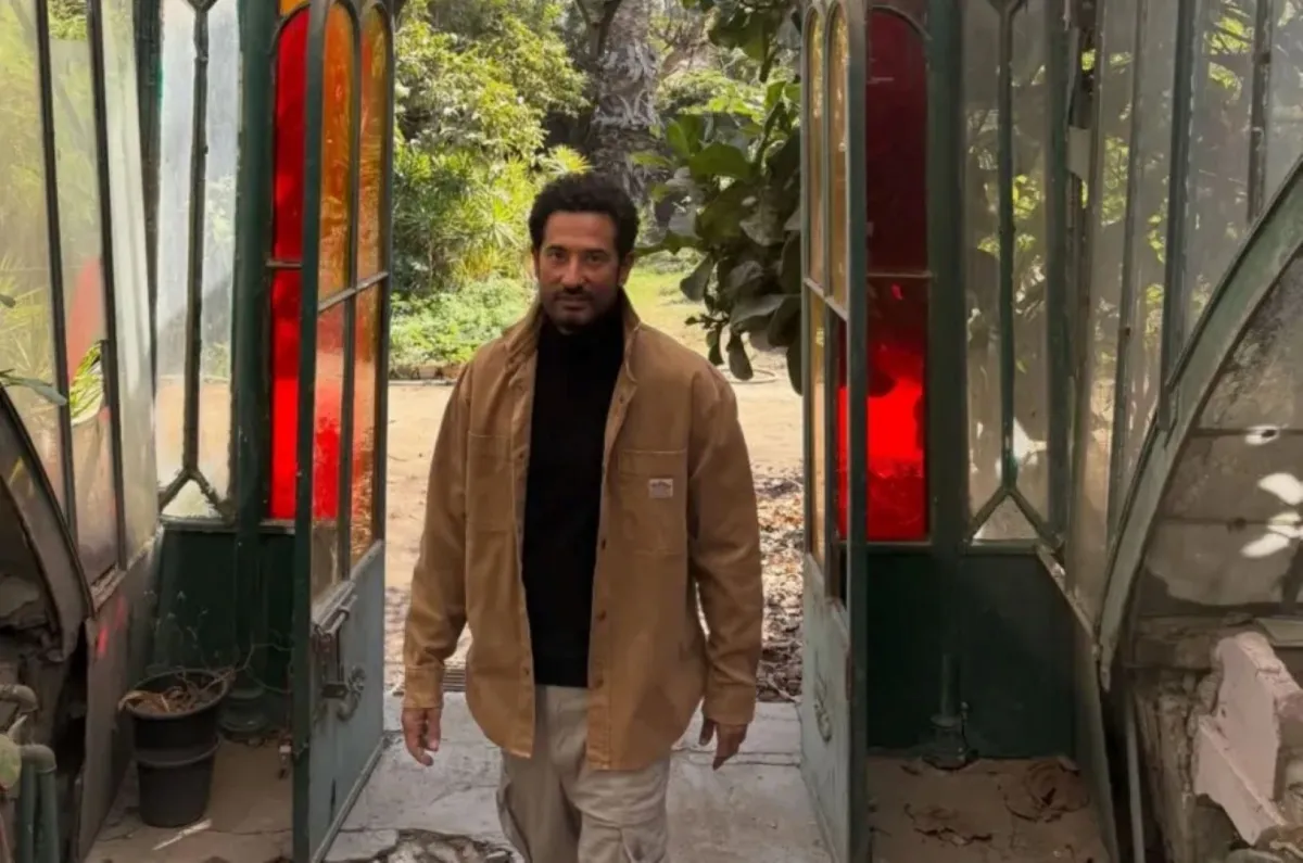 عمرو سعد من كواليس مسلسل إفراج الصورة من صفحة تارا عماد على إنستغرام