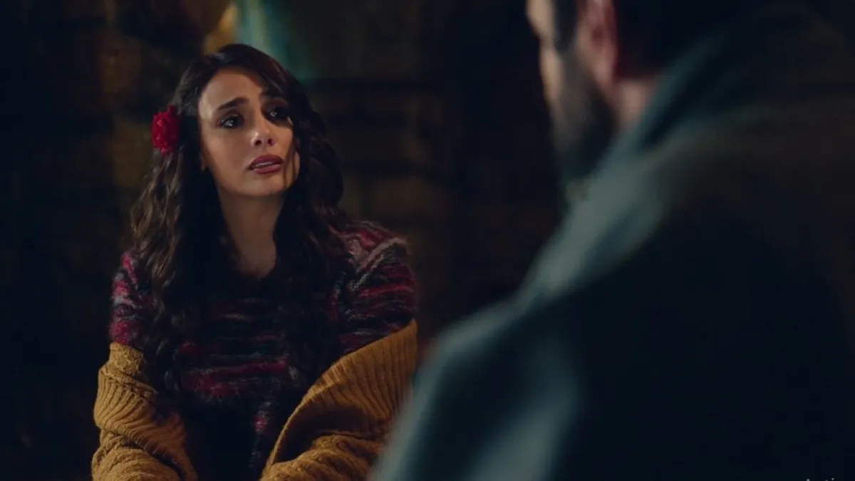 نانسي خوري وتيم حسن من مولانا - الصورة من شاشة عرض المسلسل