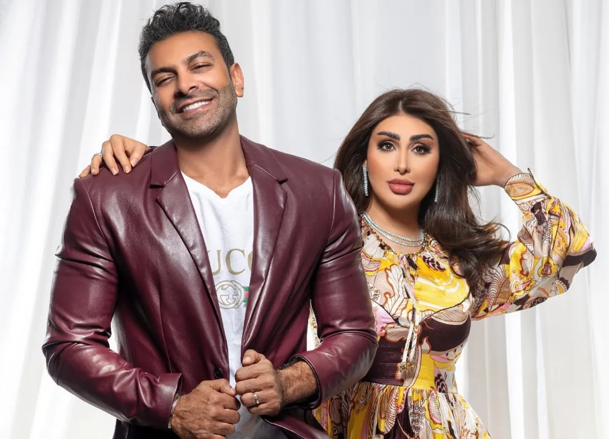 محمد الحداد وهنادي الكندري- الصورة من حسابه على الانستغرام