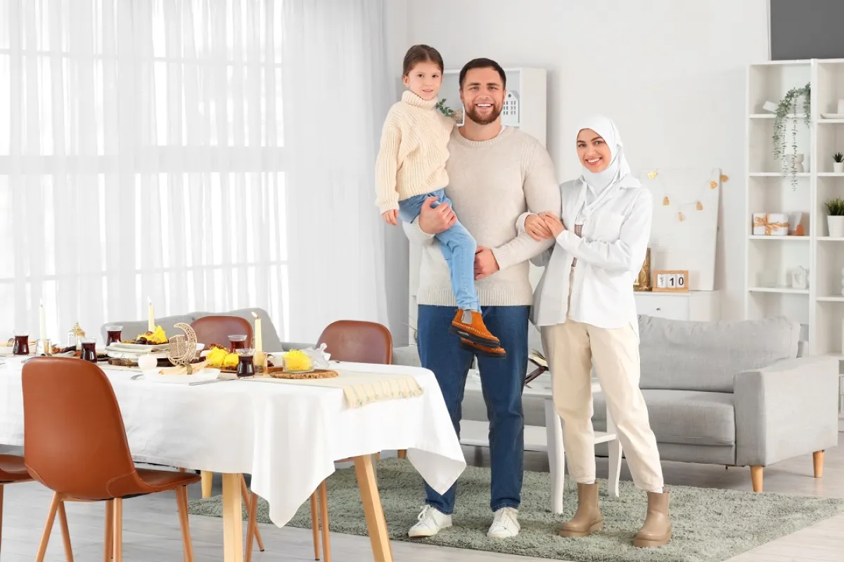 صورة لأسرة في رمضان