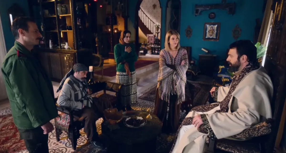 مسلسل مولانا- الصورة من شاشة عرض المسلسل