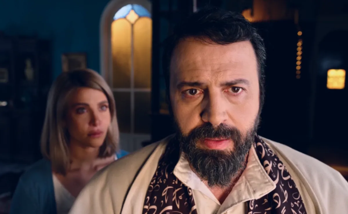 تيم حسن ونور علي في مسلسل مولانا - الصورة من شاشة عرض المسلسل