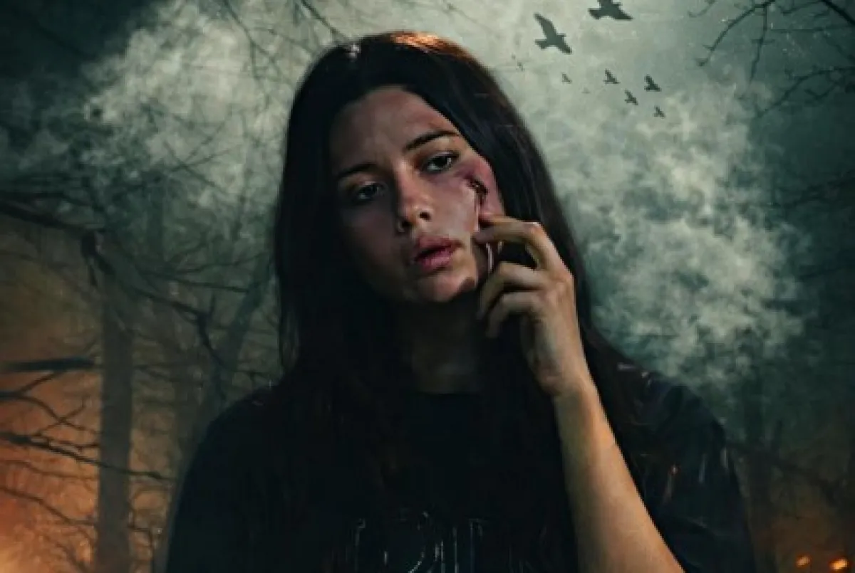 سينتيا خليفة من كواليس فيلم سفاح التجمع- الصورة من المركز الإعلامي للشركة المنتجة