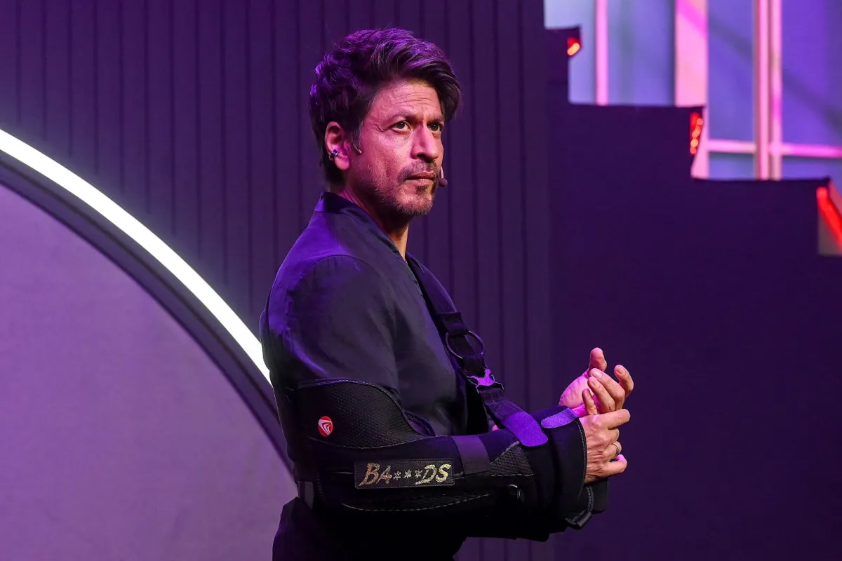 شاروخان في مومباي (Shah Rukh Khan in Mumbai). مصدر الصورة: Sujit JAISWAL / AFP