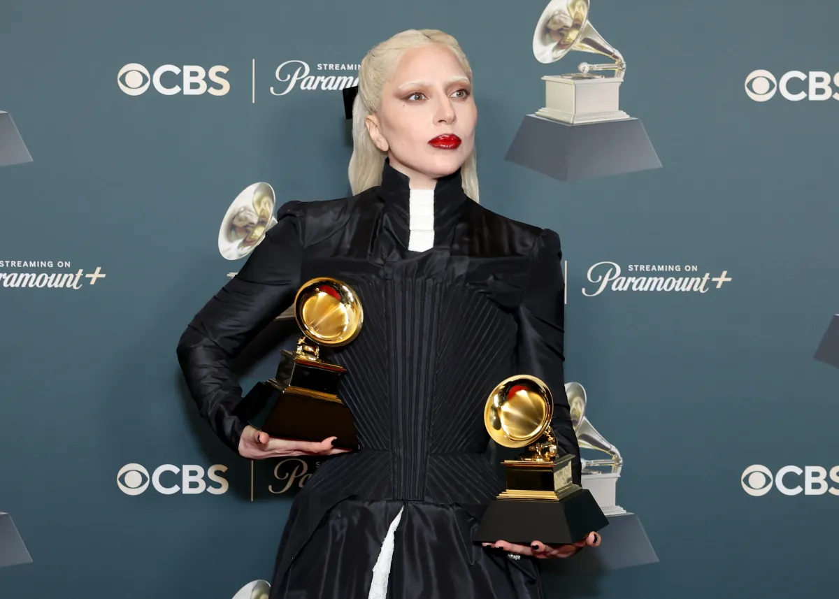 ليدي غاغا Lady Gaga في حفل غرامي 2026 في كاليفورنيا. مصدر الصورة GETTY IMAGES NORTH AMERICA / Getty Images via AFP
