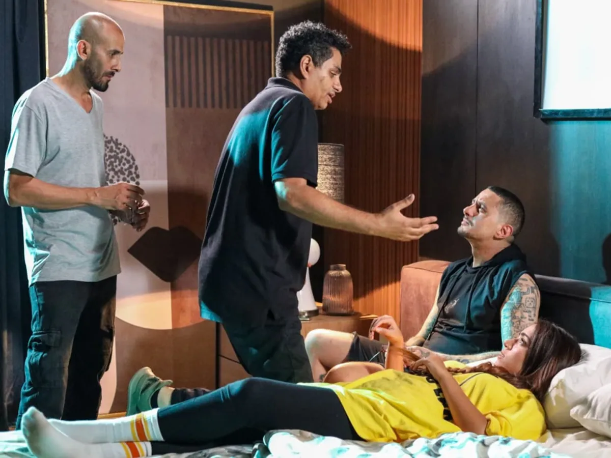 كواليس فيلم سفاح التجمع- الصورة من حساب محمد صلاح العزب على فيس بوك 