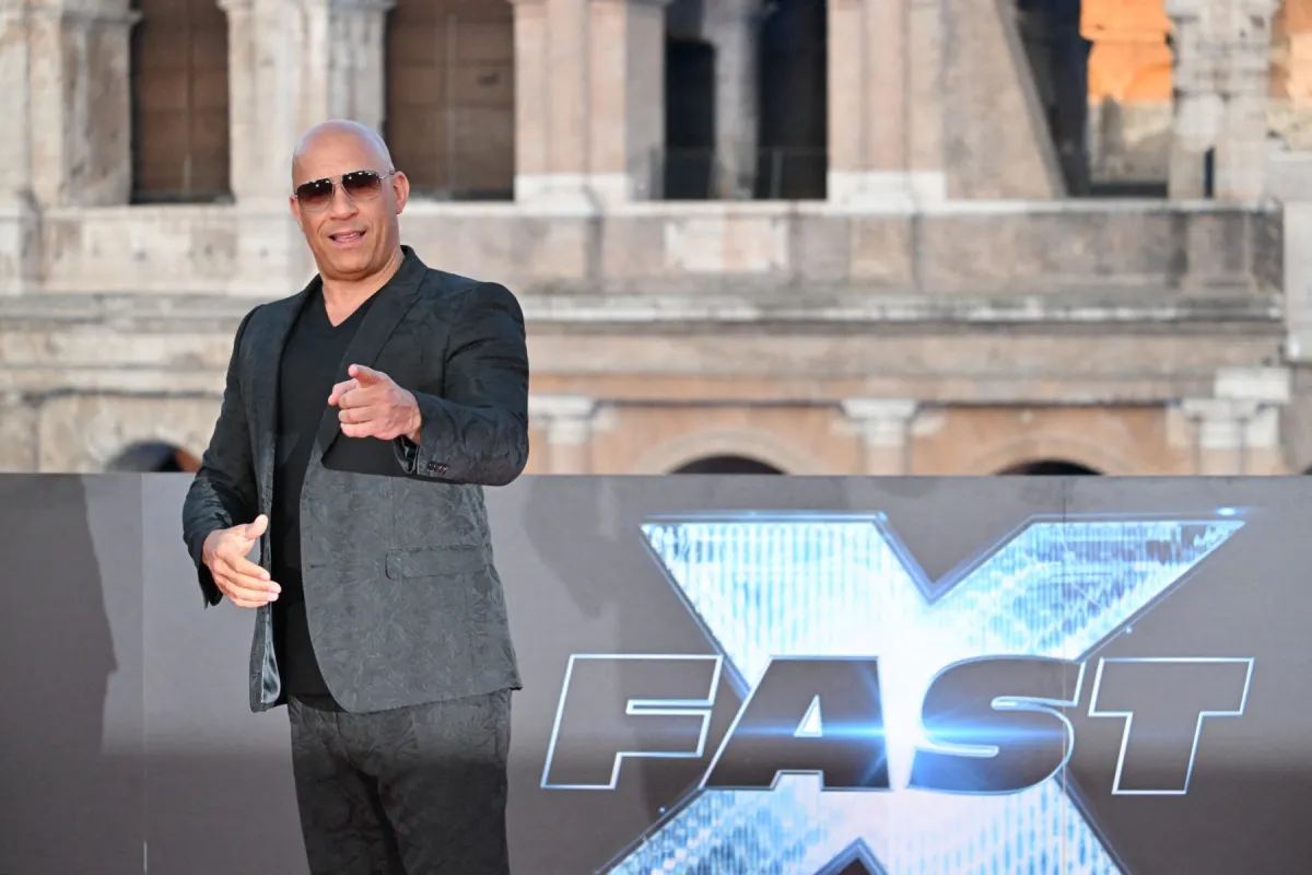 نجم هوليوود فان ديزل Vin Diesel - مصدر الصورة Alberto PIZZOLI / AFP