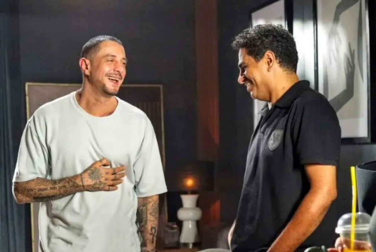 أحمد الفيشاوي ومحمد صلاح العزب من كواليس سفاح التجمع -  الصورة من حساب الفيشاوي على انستقرام