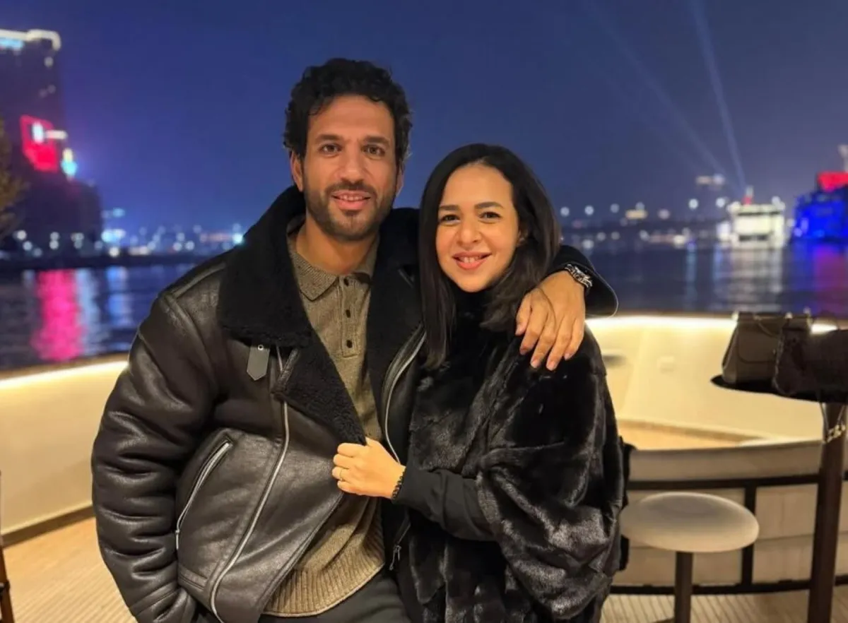حسن الرداد برفقة زوجته إيمي سمير غانم- الصورة من حسابها على إنستغرام