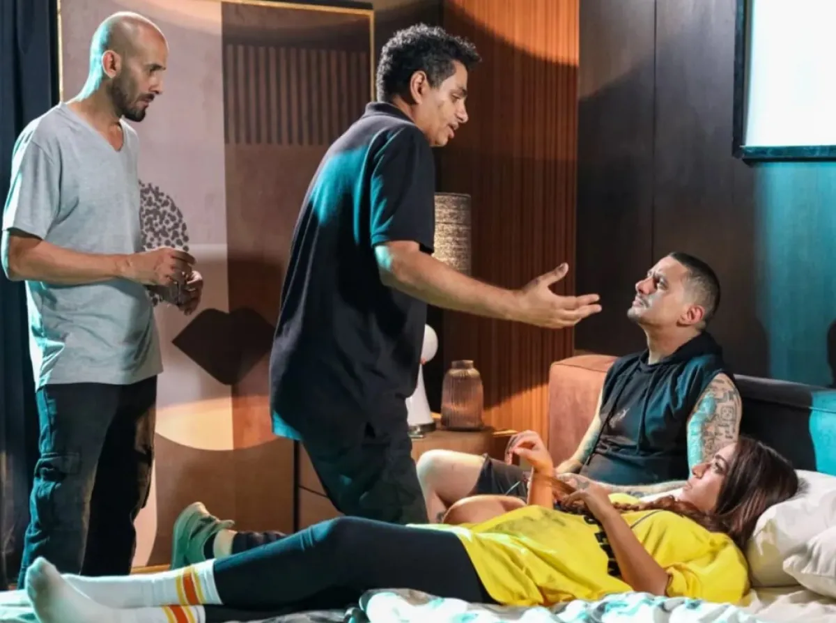 كواليس فيلم سفاح التجمع- الصورة من حساب محمد صلاح العزب على فيس بوك