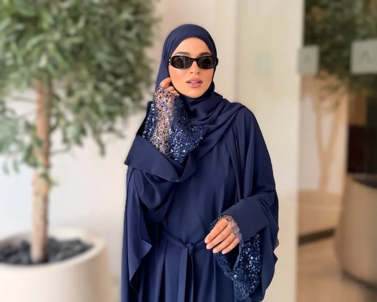 مدونة الموضة سحر فؤاد - الصورة من حسابها على إنستغرام