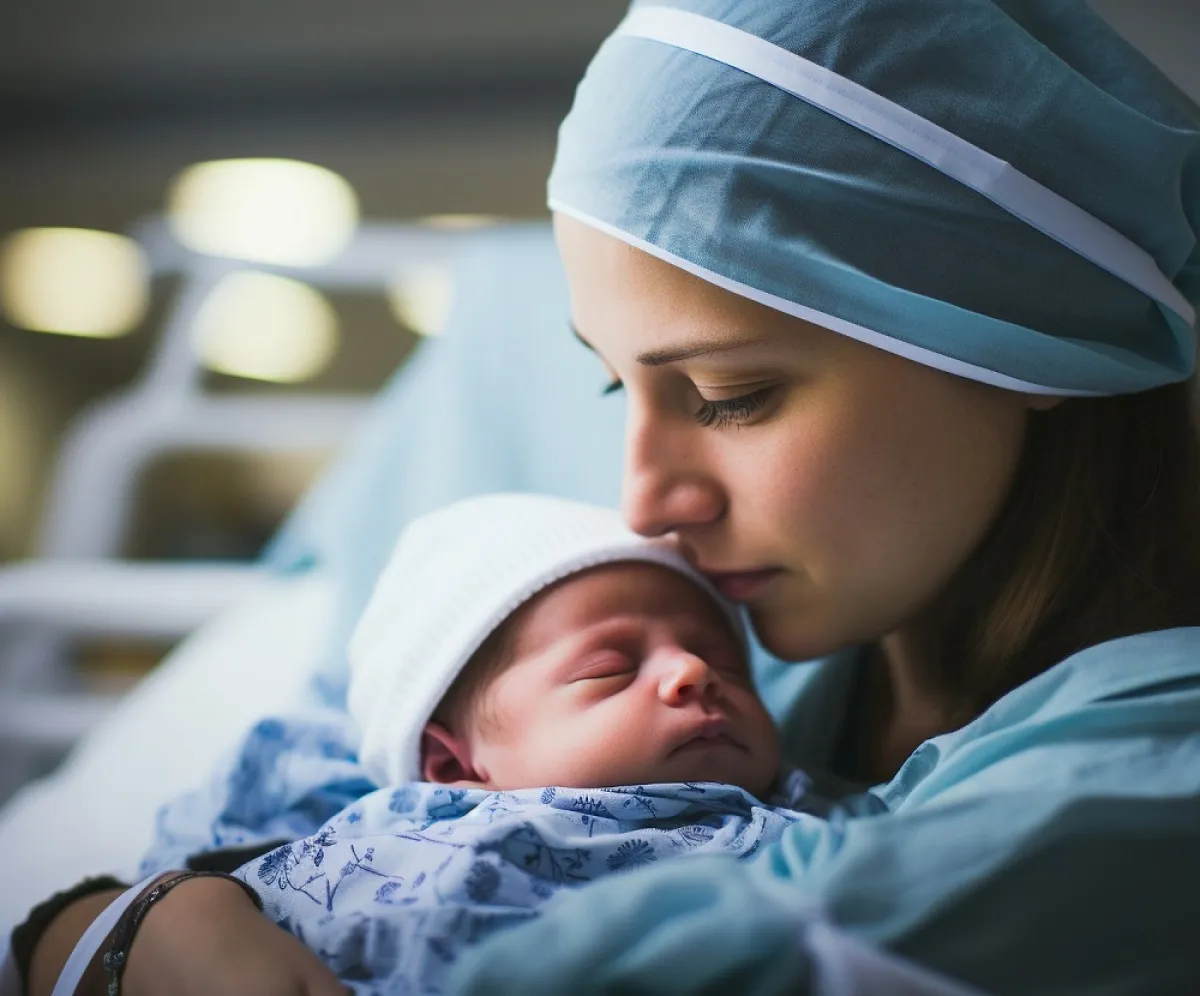 أم تحتضن وليدها -مصدر الصورة: Freepik