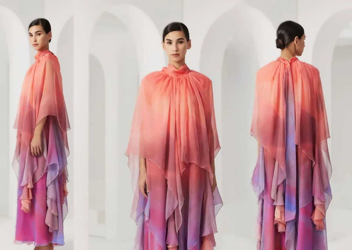 فستان ربيعي من علامة ذا سين Tha Seen-  الصور من العلامة 