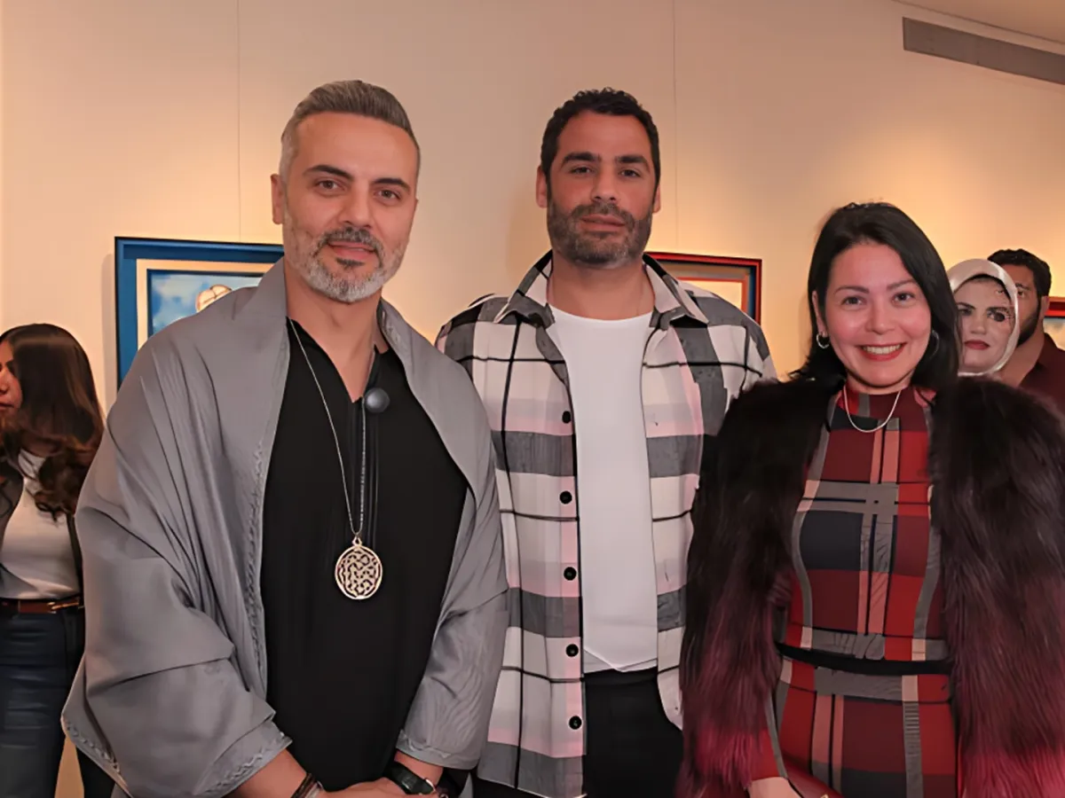 لقاء الخميسي وزوجها محمد عبد المنصف- الصورة من حساب أحمد فريد على إنستغرام