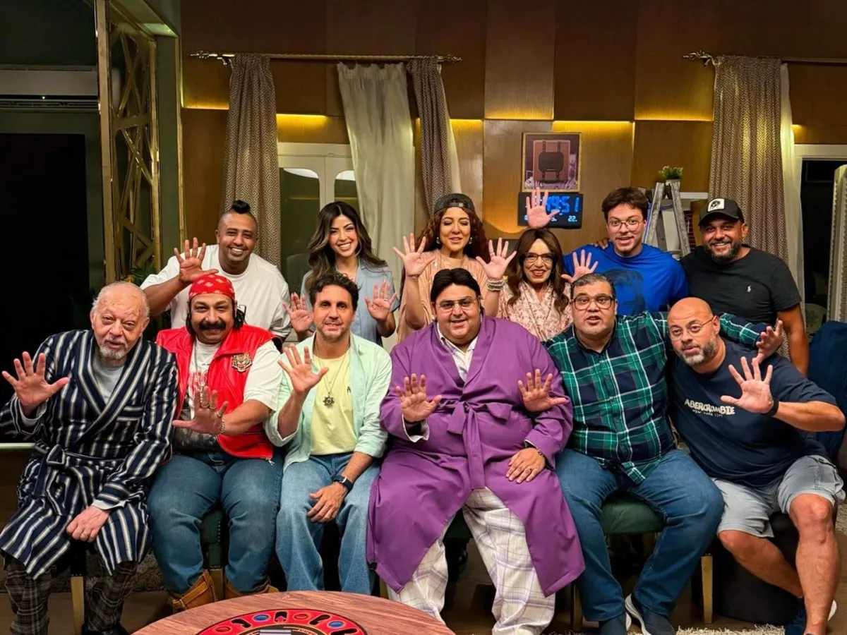 أبطال مسلسل اللعبة 5- الصورة من حساب ميرنا جميل على إنستغرام