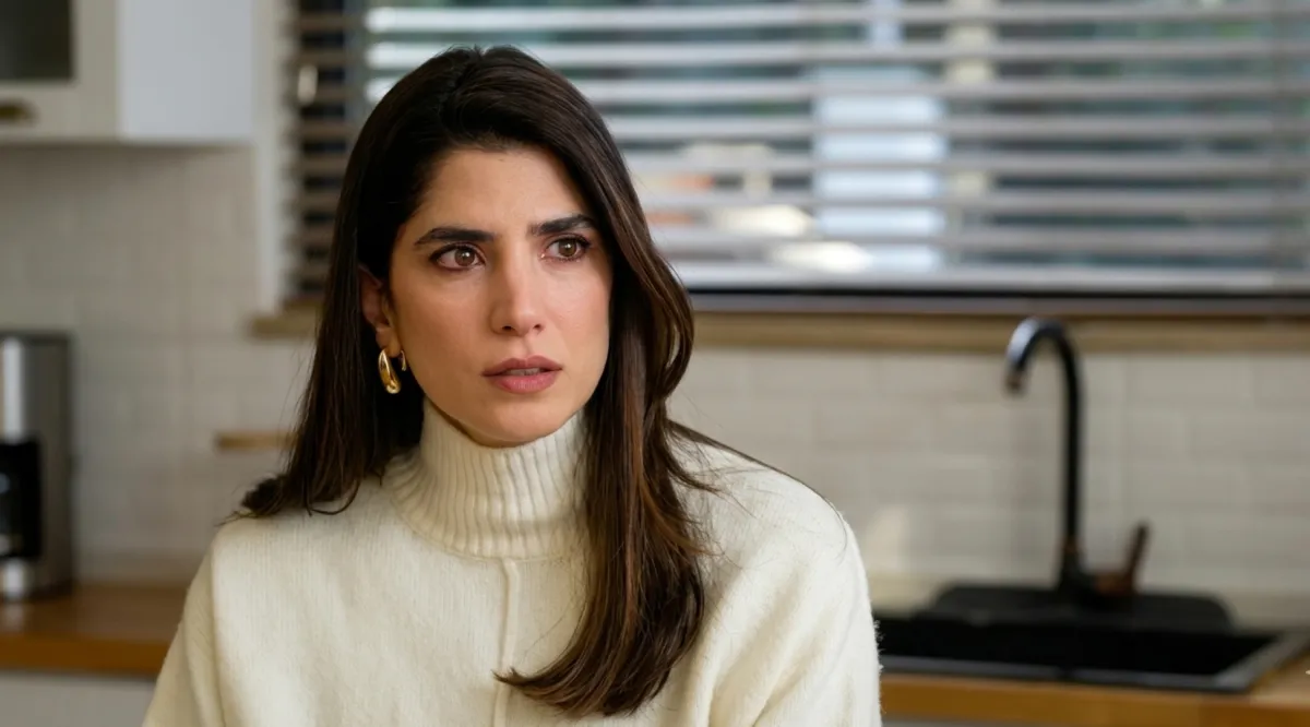 كارمين بصيبص من الحلقة 45 لمسلسل ليل - الصورة سكرين شوت من الحلقة