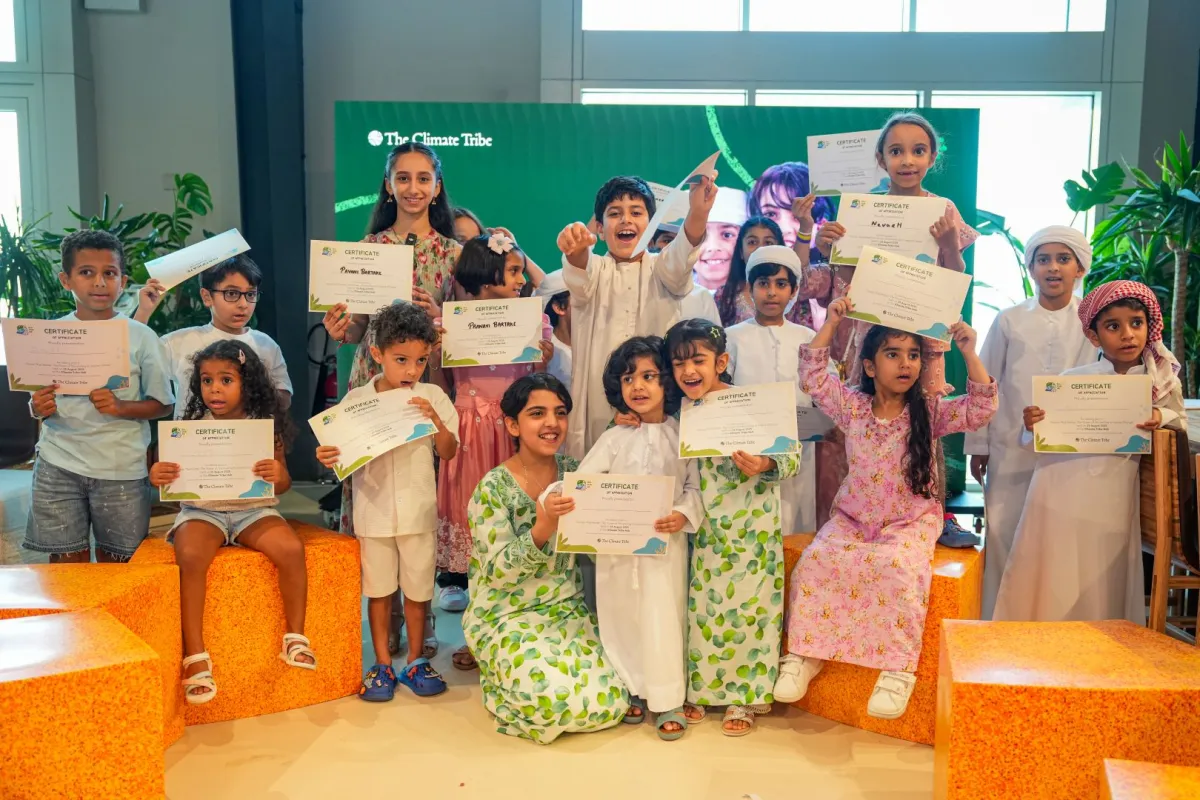 الظبي خلال احدى مبادراتها للأطفال