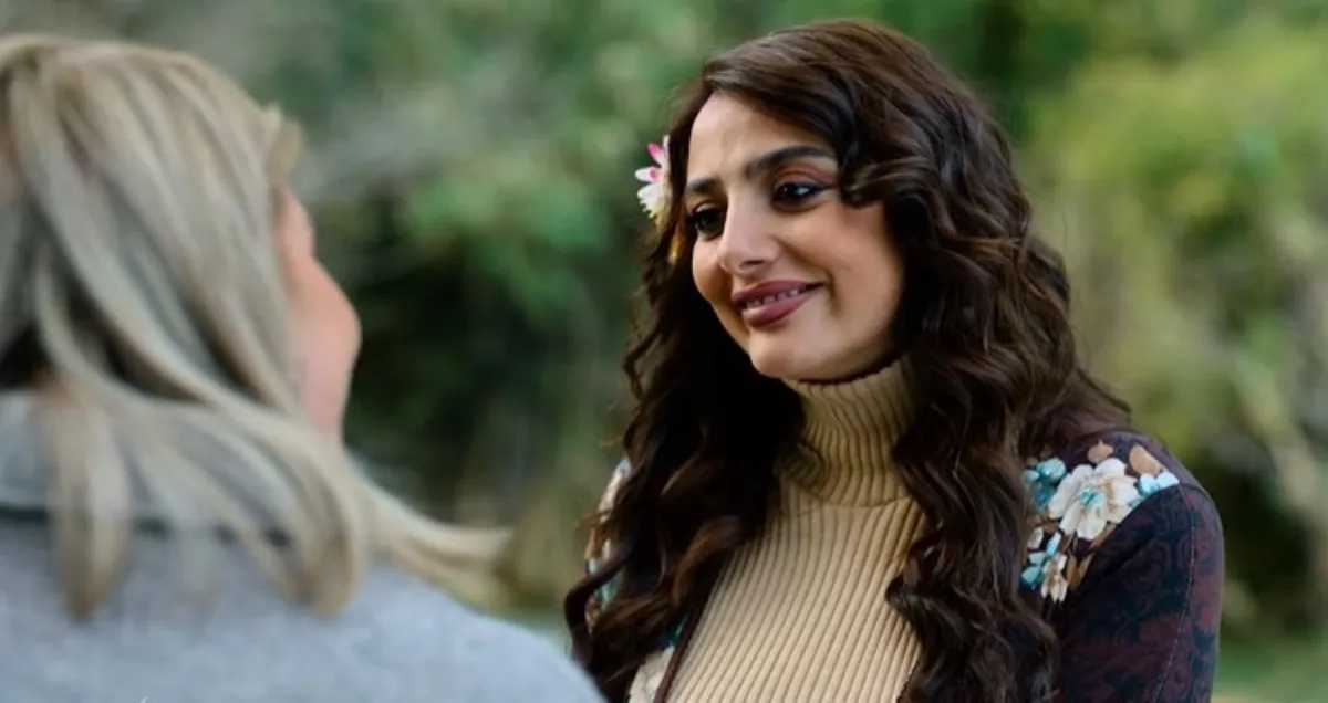 نانسي خوري في مسلسل مولانا - الصورة من شاشة عرض المسلسل 0