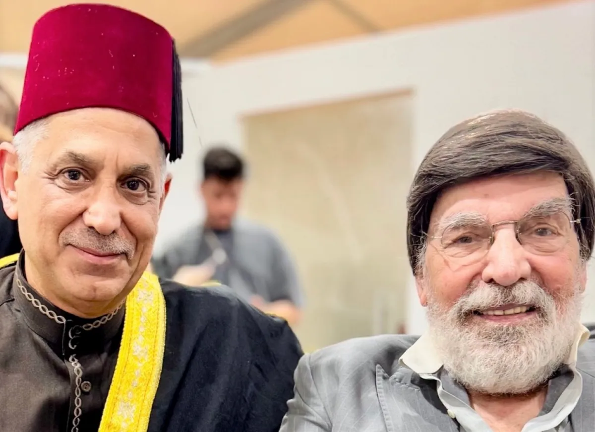 ياسر العظمة وعارف الطويل- الصورة من حساب عارف على الانستغرام