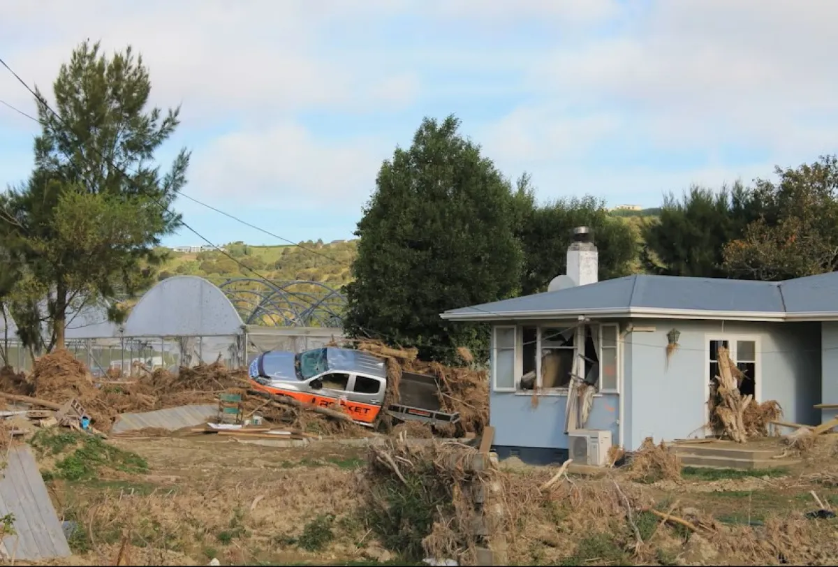 أضرار إعصار جابرييل على نيوزيلند