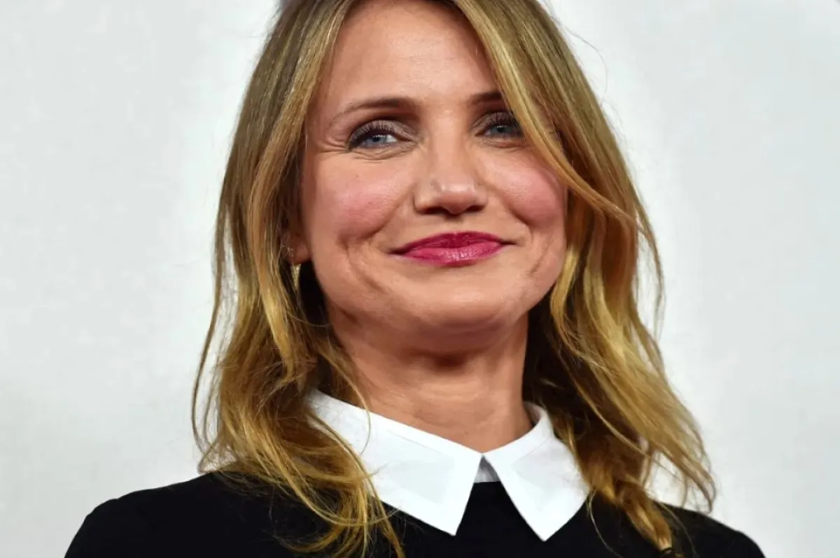 كاميرون دياز Cameron Diaz خلال عرض فيلم "Annie" عام 2014 (مصدر الصورة: BEN STANSALL and BEN STANSALL / AFP)