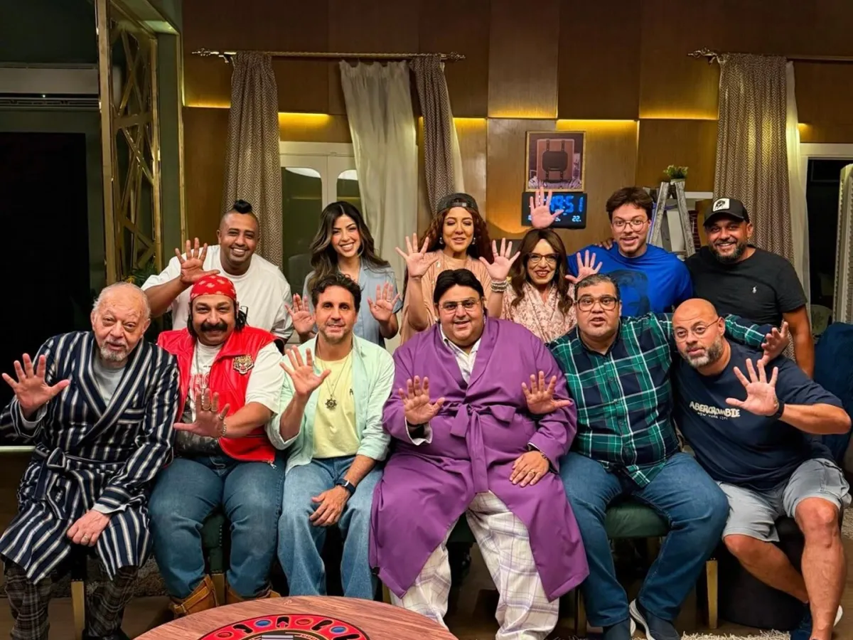 أبطال مسلسل اللعبة 5- الصورة من حساب ميرنا جميل على إنستغرام