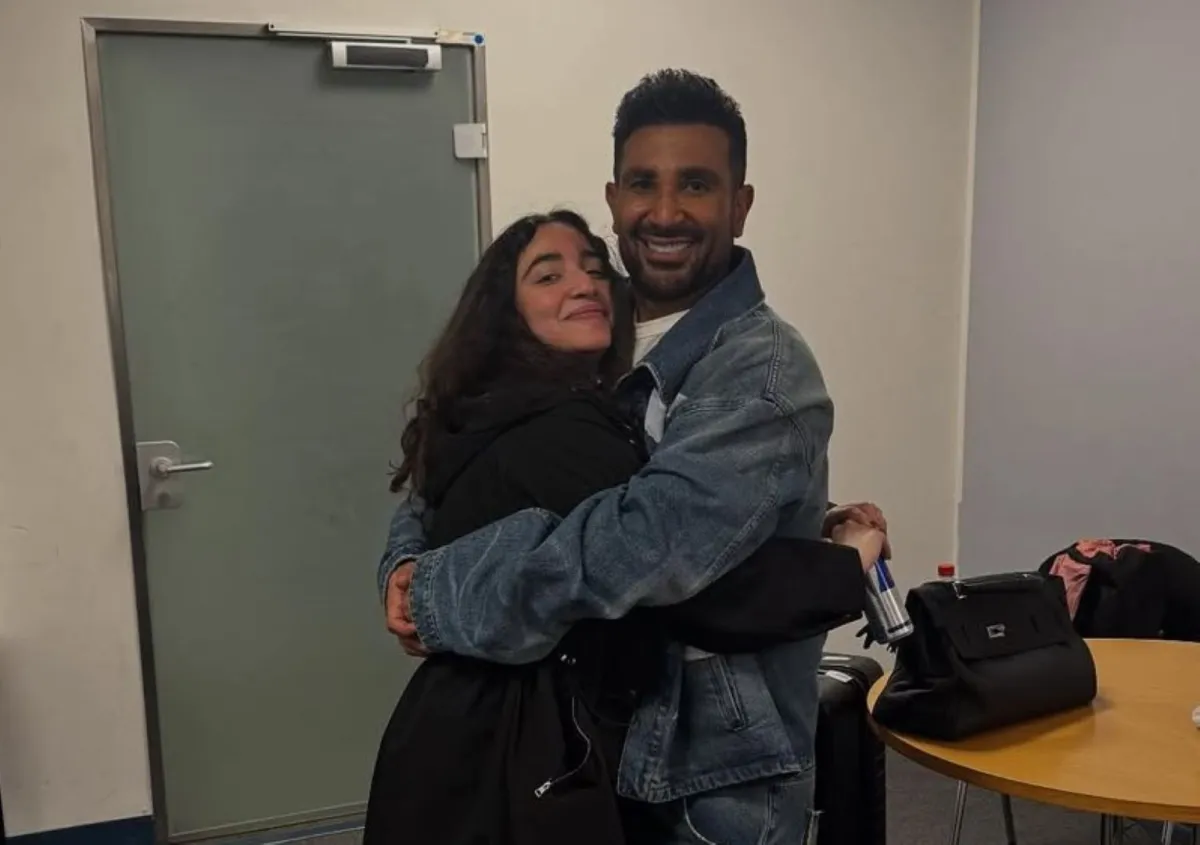 أحمد سعد برفقة ابنته جودي- الصورة من حسابها على إنستغرام