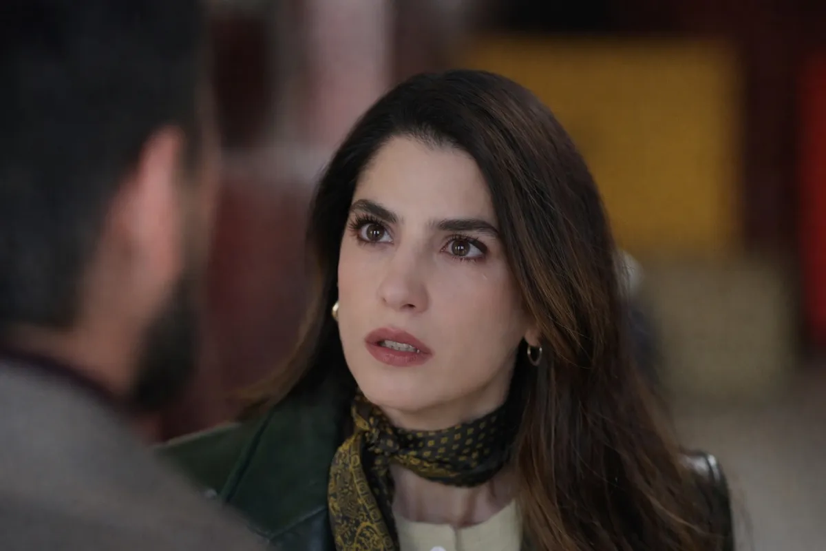 كارمن بصيبص ومحمود نصر من أحداث المسلسل - الصورة سكرين شوت من الحلقة