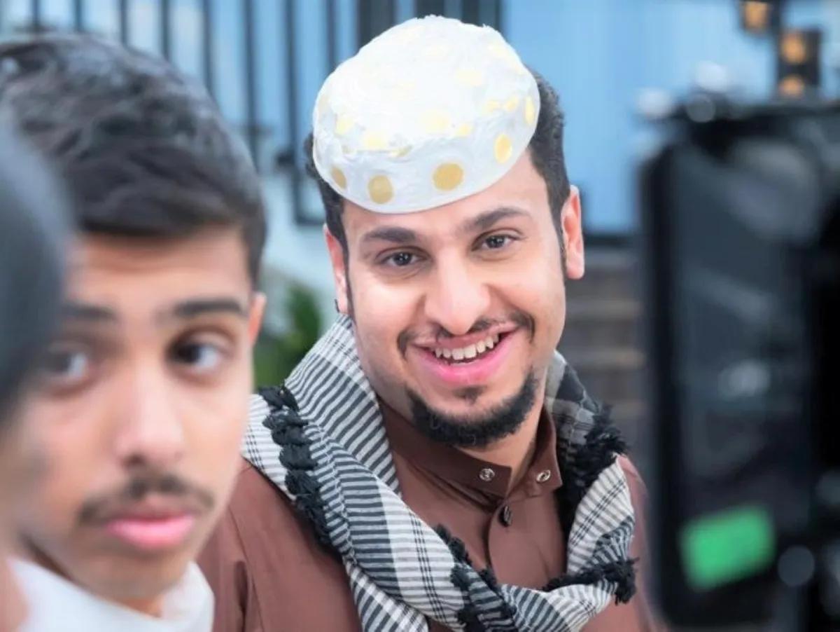 فيصل العيسى ومحمد الحربي من كواليس شباب البومب- الصورة من حساب محمد على الانستغرام