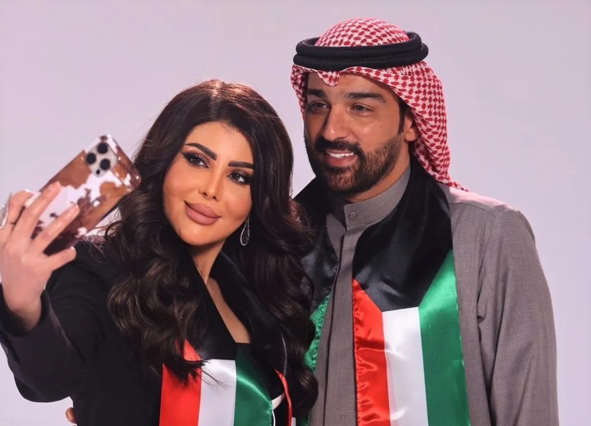 إلهام الفضالة وشهاب جوهر- الصورة من حسابها على الانستغرام