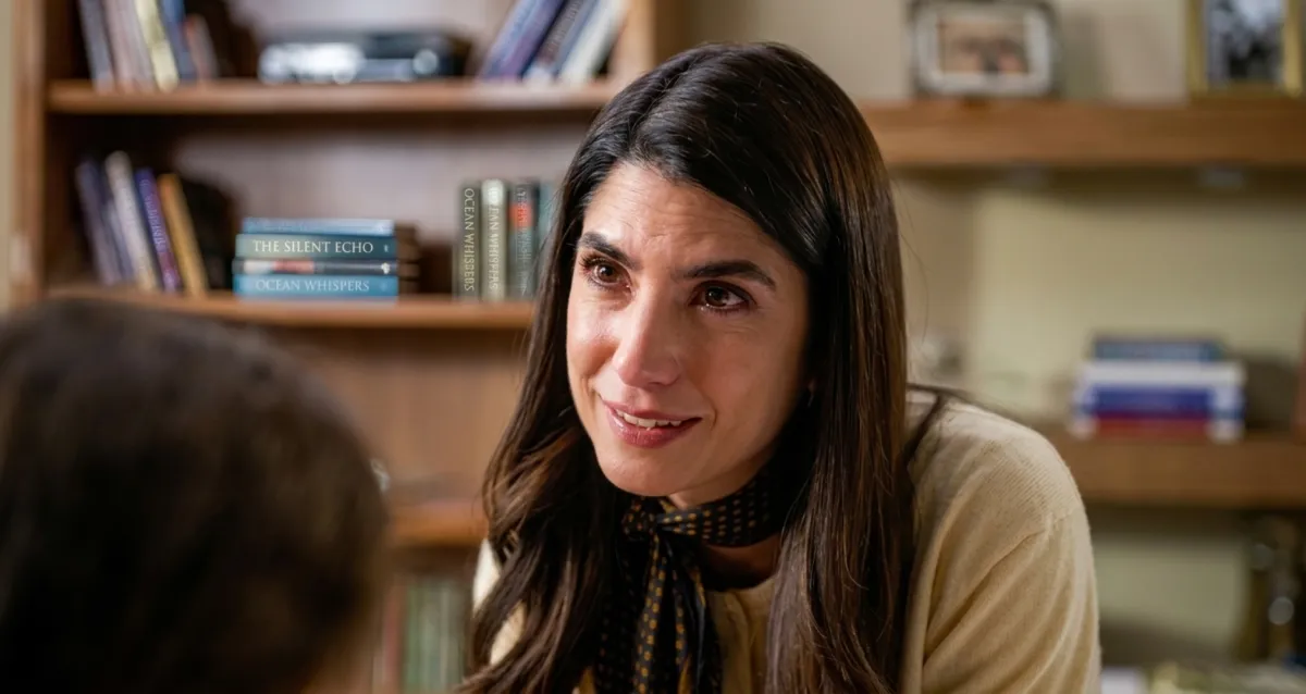 كارمن بصيبص وابنتها ملاك من أحداث المسلسل - الصورة سكرين شوت من الحلقة 55