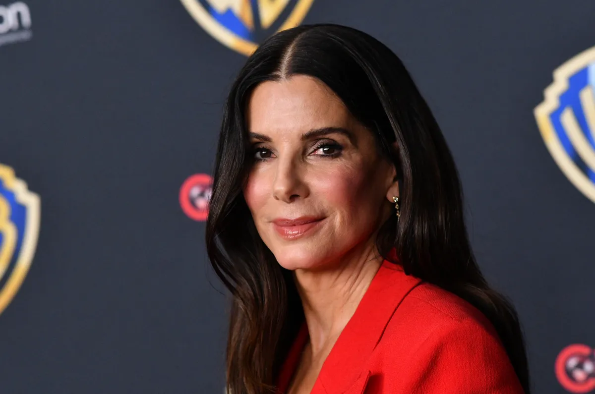 ساندرا بولوك Sandra Bullock من فعالية “سينماكون” في لاس فيغاس في 14 أبريل 2026 - مصدر الصورة: Chris Delmas / AFP