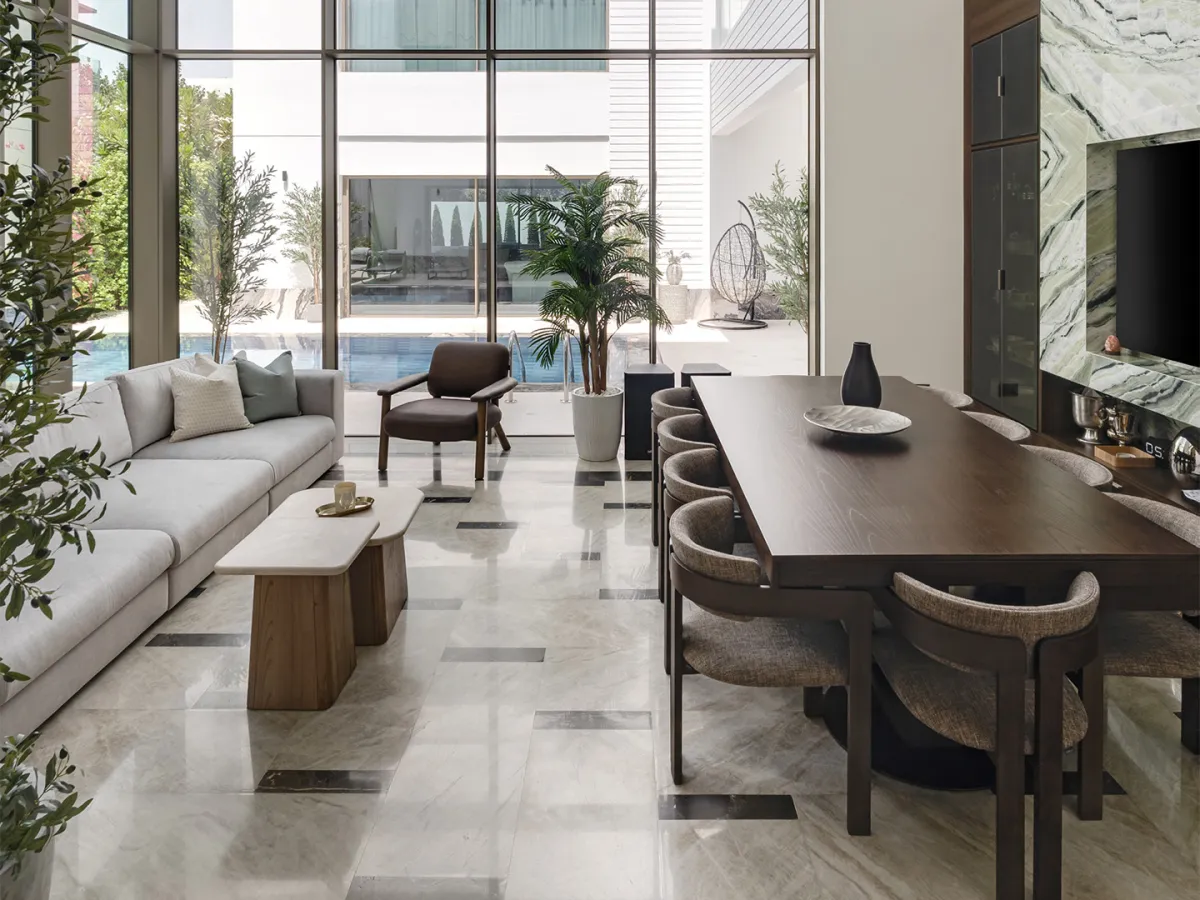 مساحة عصرية من تصميم المهندسة مريم أبو الفتوح