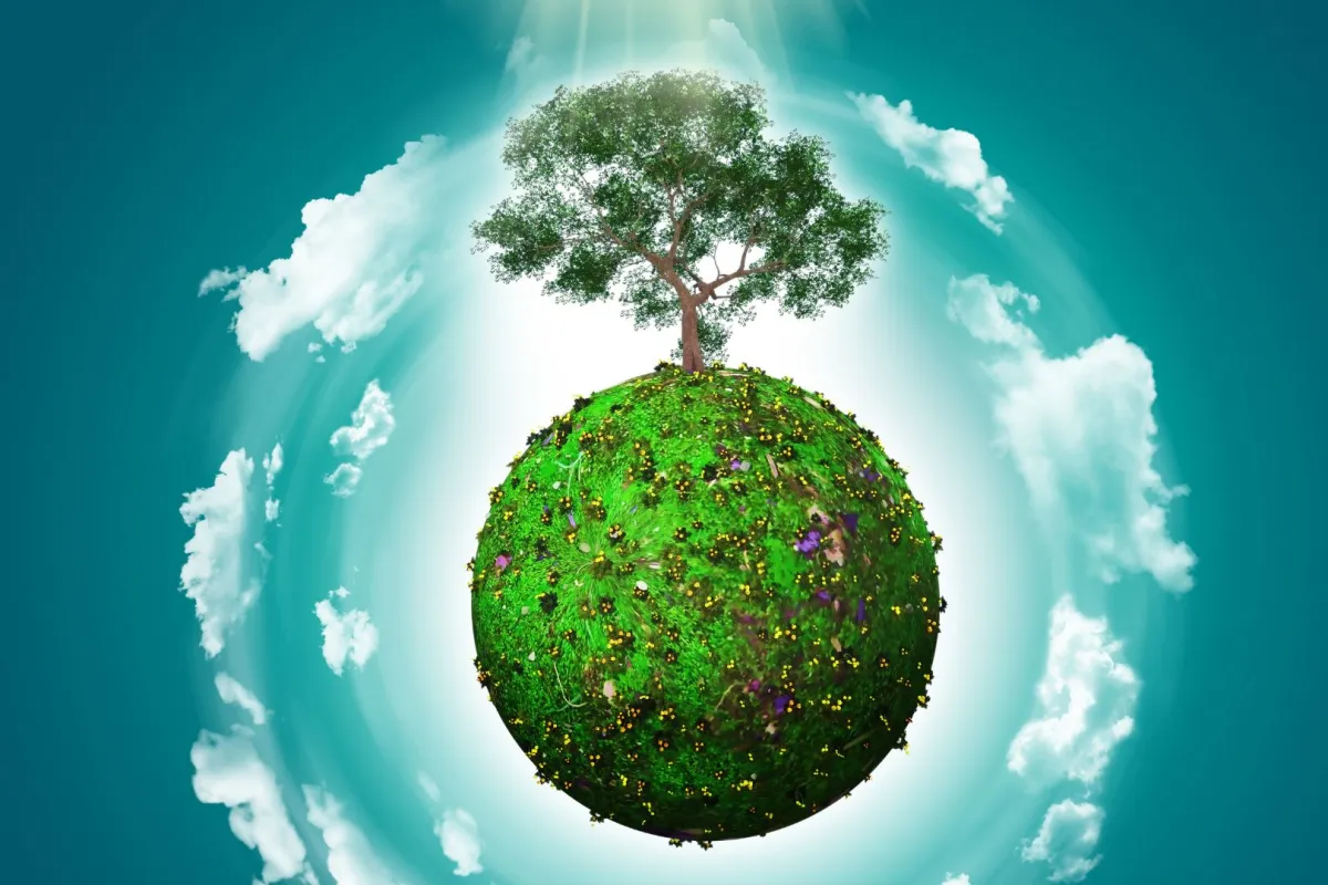 بوستر الاحتفال باليوم الدولي لأمنا الأرض   