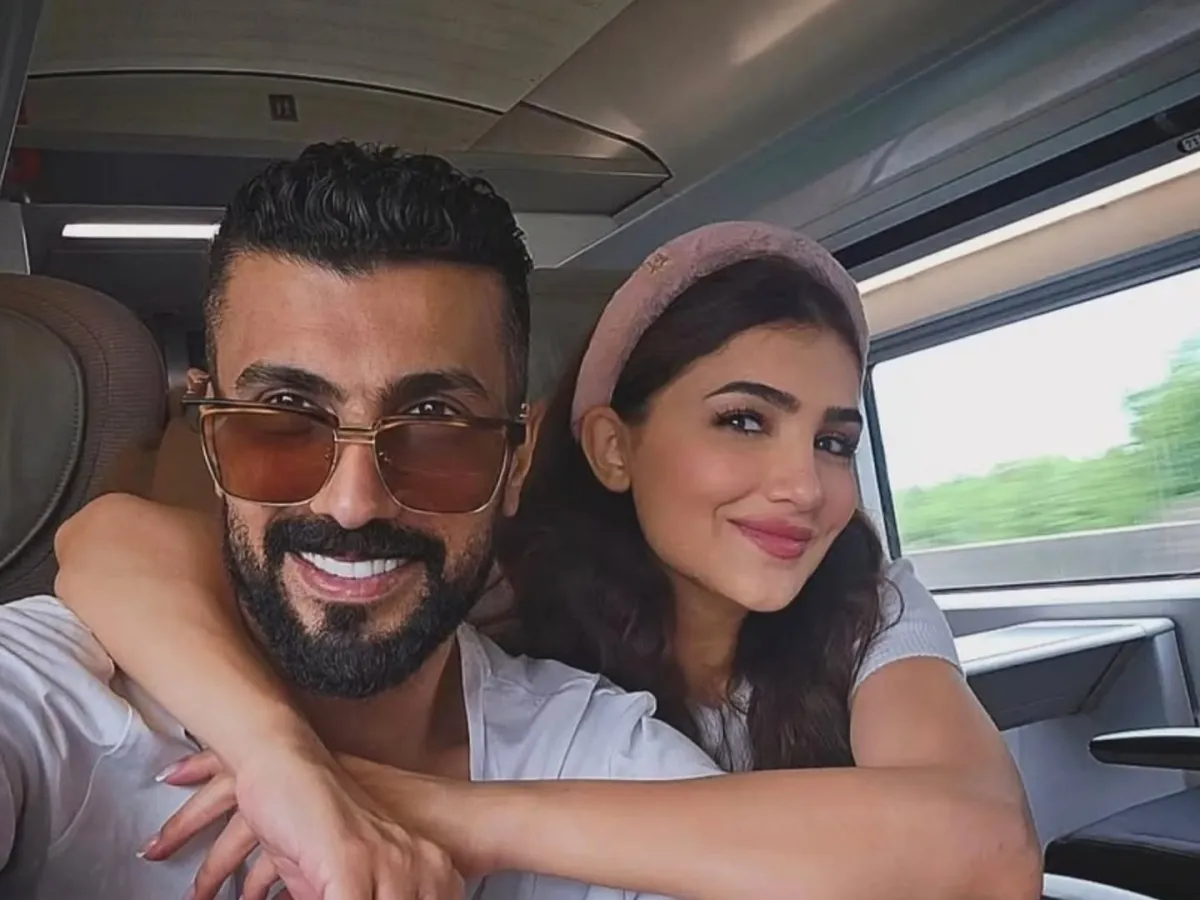 مي عمر ومحمد سامي- الصورة من حساب مي عمر في إنستغرام