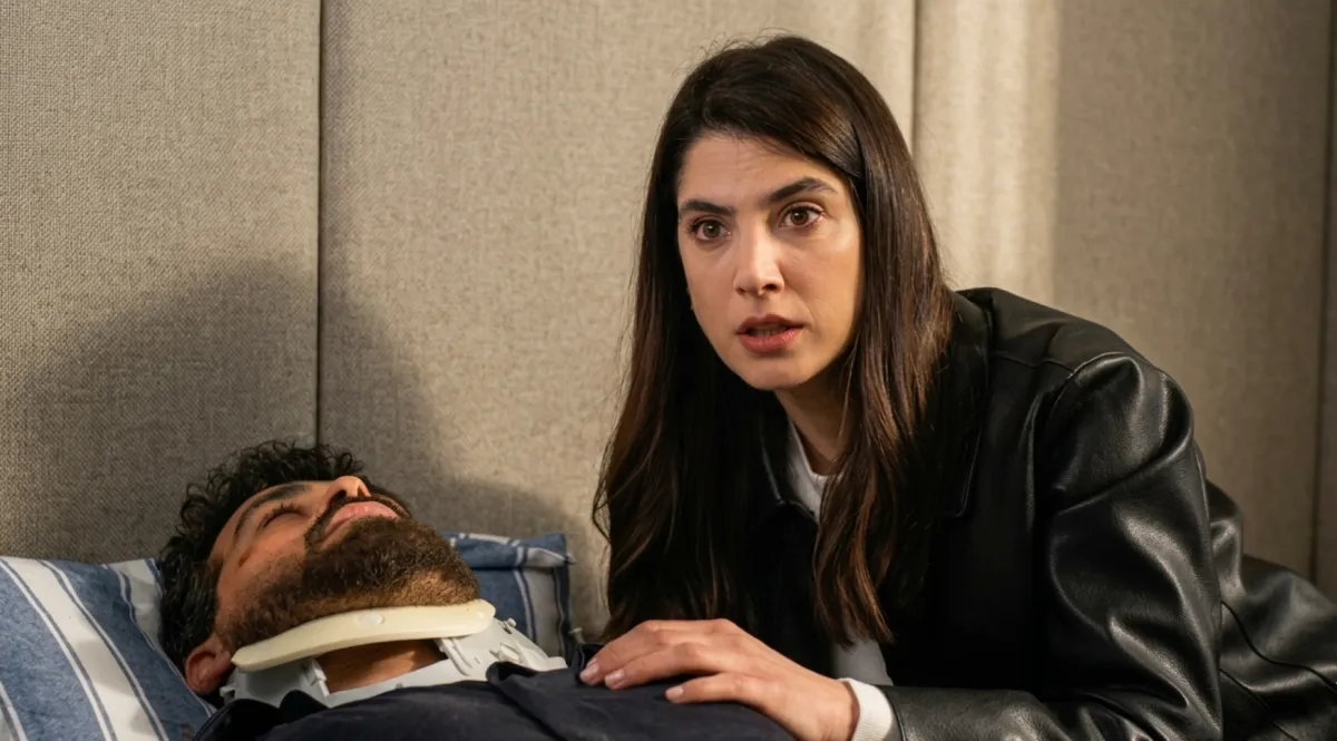 ورد تحاول مساعدة نجم وخطر الشلل يهدده - الصورة سكرين شوت من الحلقة 59