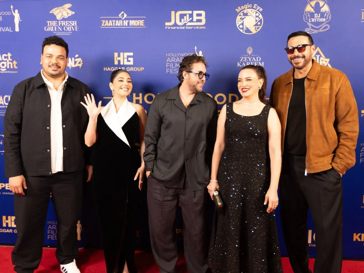 النجوم فى ختام مهرجان هوليود للفيلم العربي- الصورة من صفحة المهرجان على فيسبوك