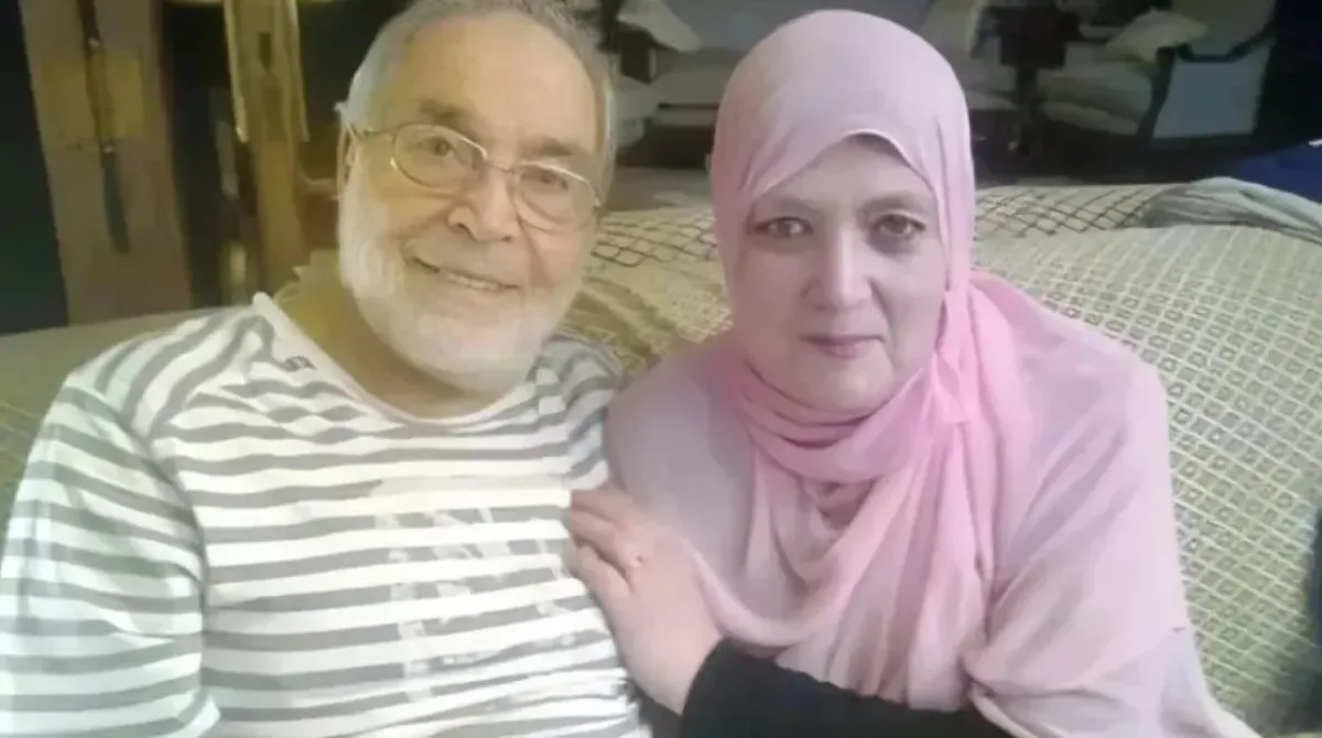 شمس البارودي وحسن يوسف- الصورة من حساب عمر حسن يوسف في إنستغرام