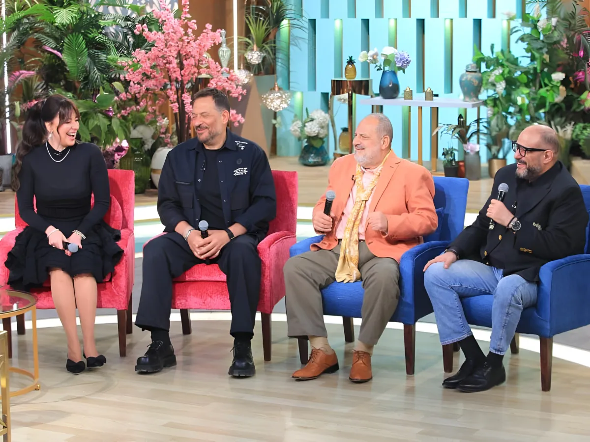 أبطال أولاد الراعي مع منى الشاذلي