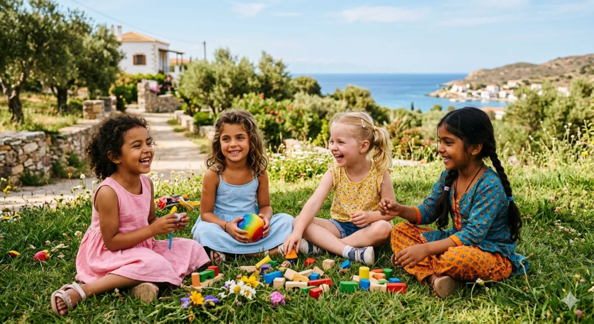 صورة بنات من ثقافات مختلفة