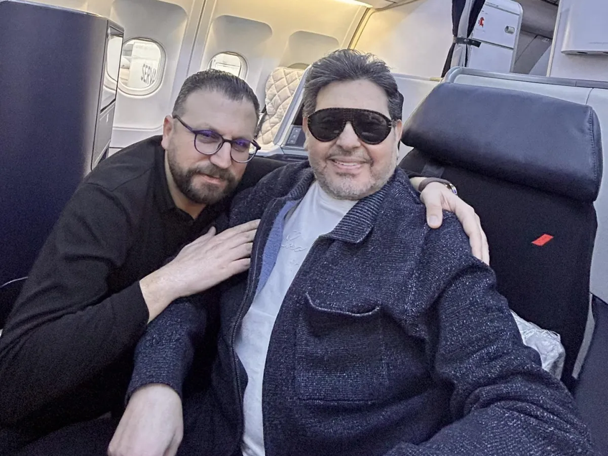 هاني شاكر ومدير أعماله خضر عكنان- الصورة من صفحة خضر عكنان على إنستغرام