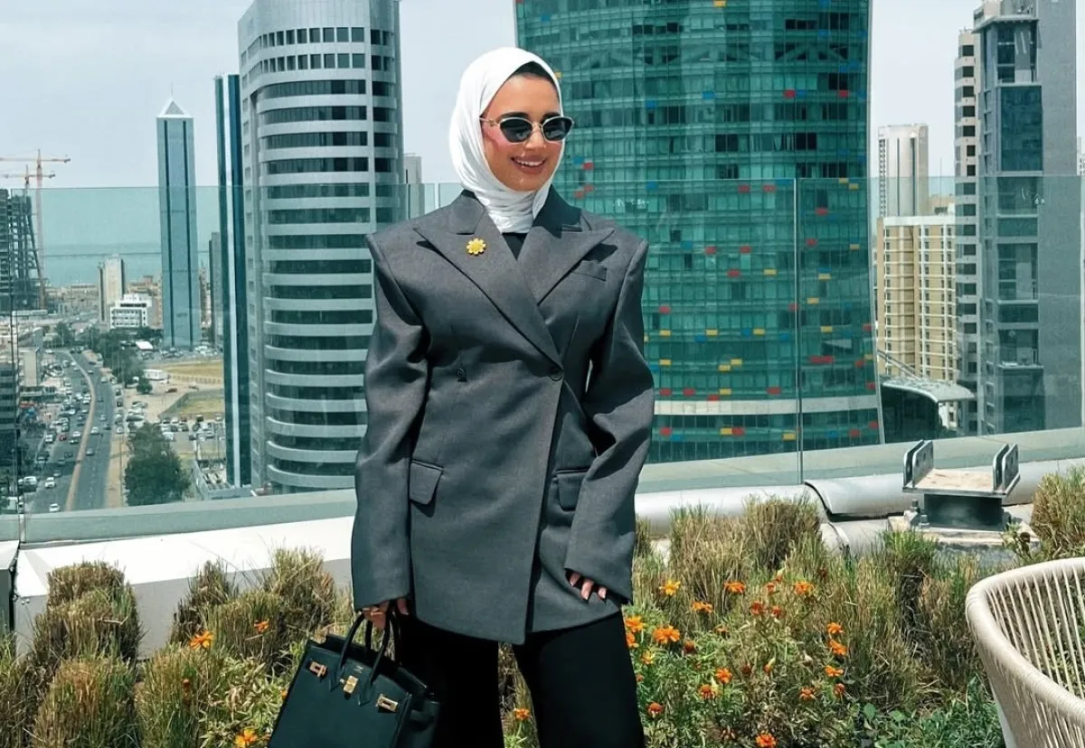 مدونة الموضة مريم الدوب- الصورة من حسابها على إنستغرام