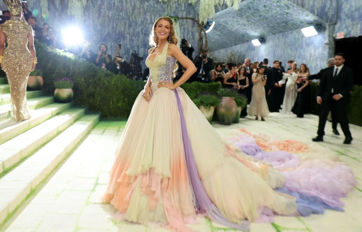بليك ليفلي Blake Lively في حفل ميت غالا 2026. مصدر الصورة: ANGELA WEISS / AFP